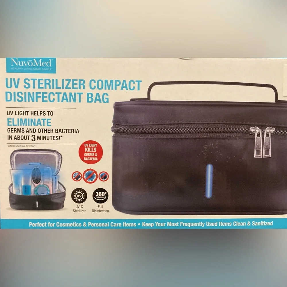 UV sterilizer compact bag Disinfectant for personal care items